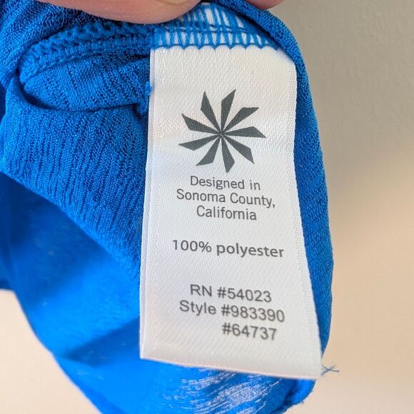 Athleta Crunch Tank Top Racer Back Activewear Blue Size Small - Picture 5 of 6